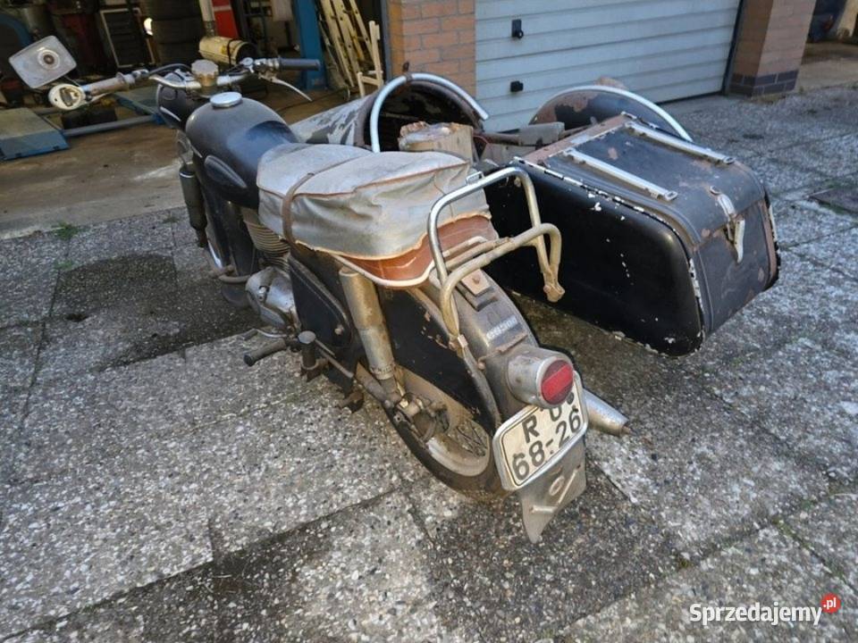 Mz es 300 z wózkiem bocznym mz 300 Dębica