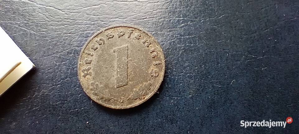 Stare monety 1 fenig 1940 J Niemcy Lesko