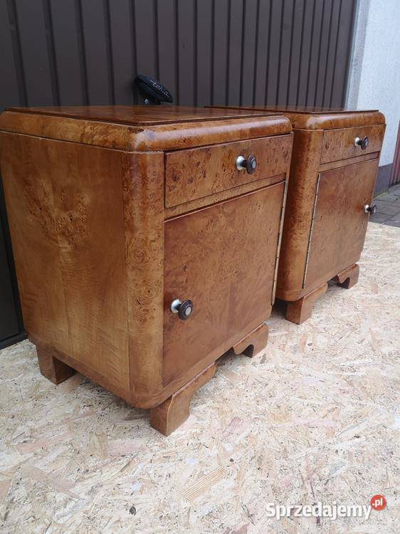 Stoliki Szafki Nocne Art Deco Stare Antyk Swarzędz sprzedam