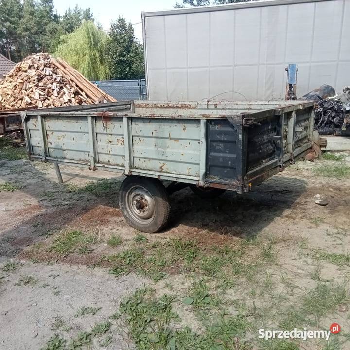 przyczepa jednoosiowa Maszyny rolnicze Tarnów