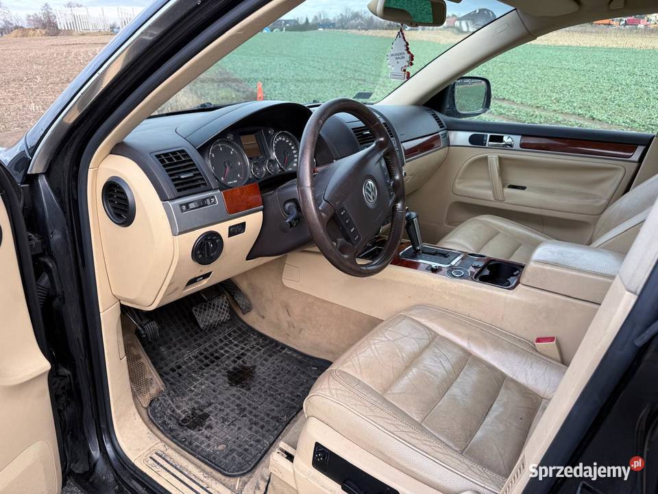 VW Touareg 30 TDi hak 35t bez pneumatyki diesel Wrocław