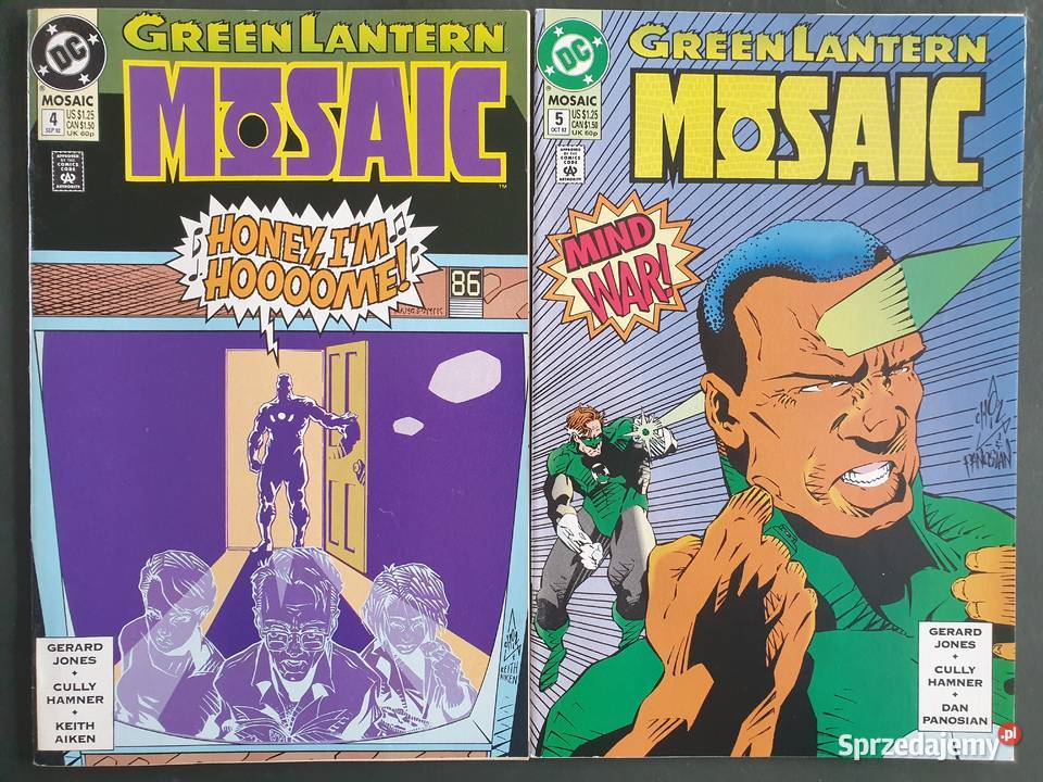 Green Lantern Mosaic 7 komiksów DC USA 1992 Gdynia sprzedam