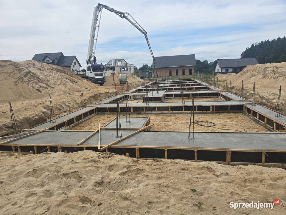 Beton transport pompowanie posadzki budowa Pozostałe Pasłęk sprzedam