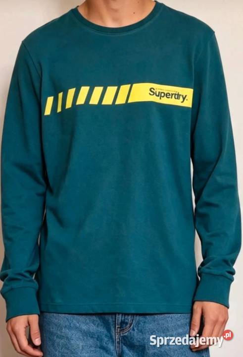 Superdry Lekka Bluza Młodzieżowa Longsleeve małopolskie Kraków
