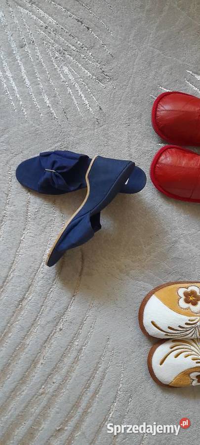 Kapcie damskie tkanina Warszawa