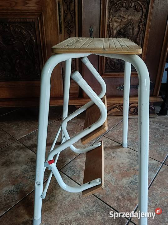Taboret kuchenny drabinka rozkładany stolik Lipno