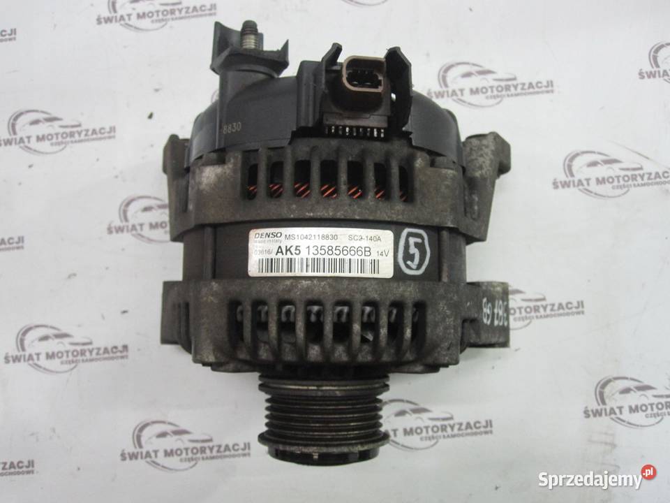 CORSA 14 16V 15r alternator 13585666B osobowe świętokrzyskie