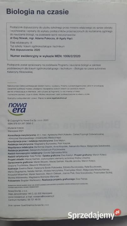 Biologia na czasie 2 podręcznik liceum i