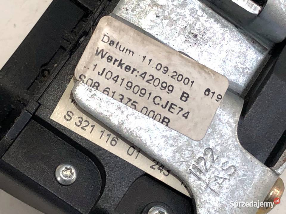 PRZEŁĄCZNIKI KIEROWNICY VW BORA 1J0419091CJ 9905 sprzedam