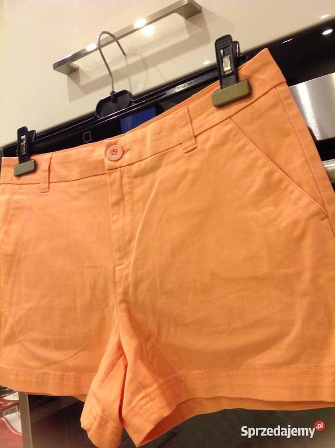 Krótkie Spodenki Damskie L Nowe Orange Krótkie