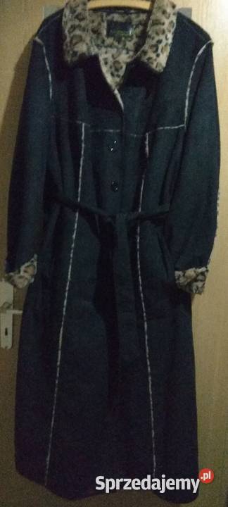 Damski długi płaszcz 52 wiosenno jesienny Rozmiar 52 Katowice