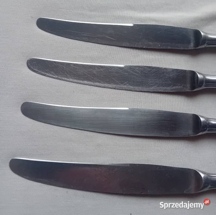 Zestaw 4 noży stołowych Hefra Stal nierdzewna wielkopolskie