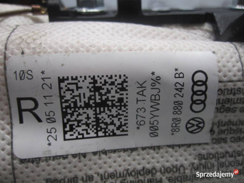 AUDI Q5 8R AIRBAG poduszka fotela prawa Poduszki powietrzne