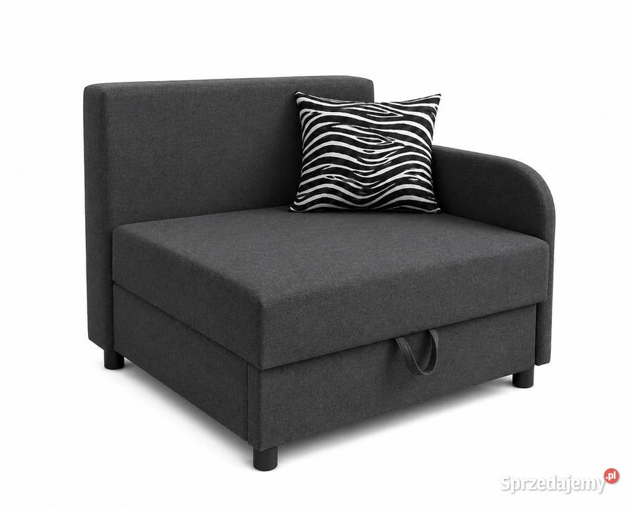Sofa Rozkładana Jednoosobowa z Poduszką Kępno