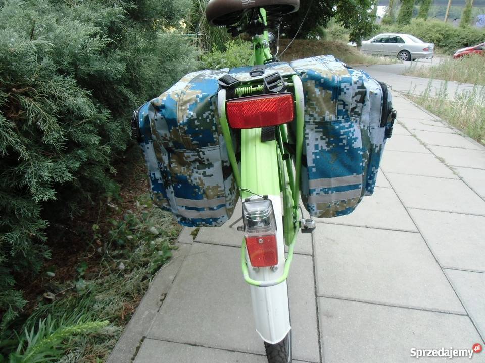 Sakwa NOWA 2 kom material wodoodporny Retro mazowieckie