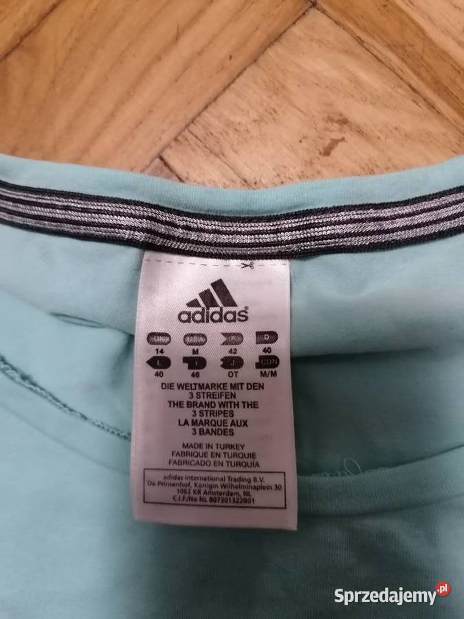 Bluzka sportowa Adidas niebieski Gdańsk