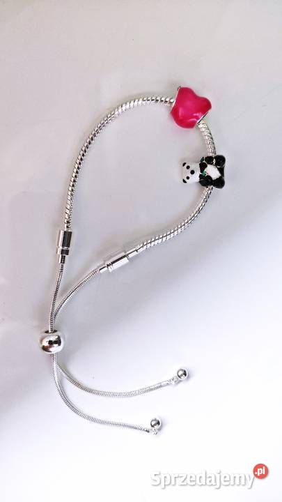 Bransoletka modułowa z zawieszkami Charmsy sprzedam