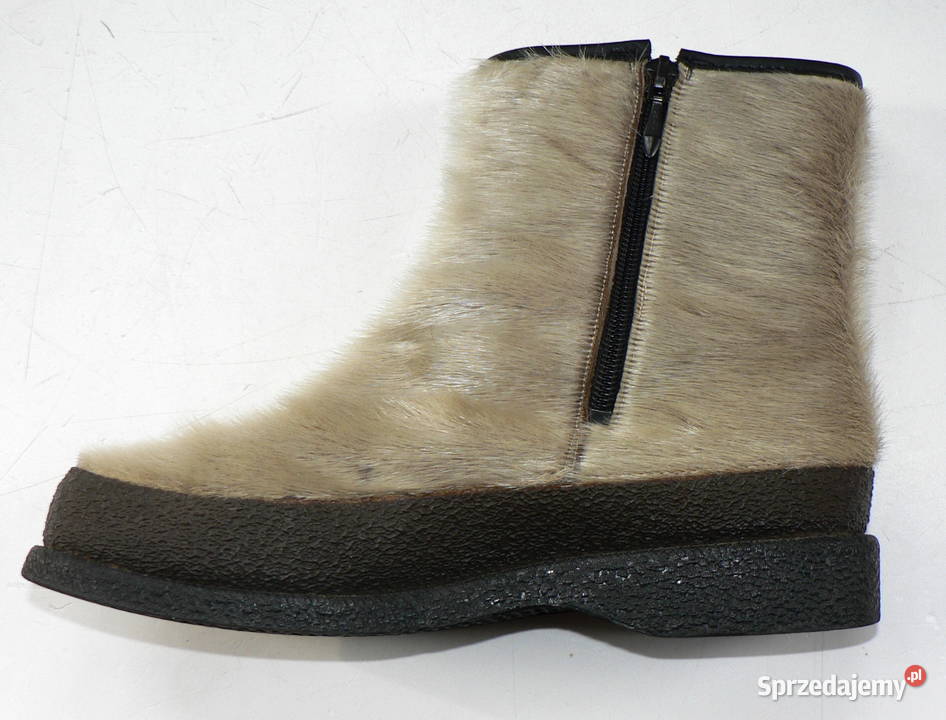 botki z futra morsa ocieplane natwełną 385 Łódź
