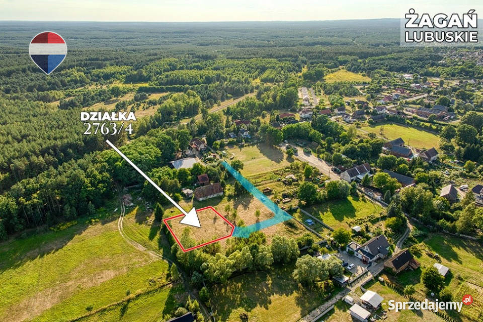 Na sprzedaż działka 1201 m Oś Moczyń Żagań 120100m2 Sprzedaż sprzedam
