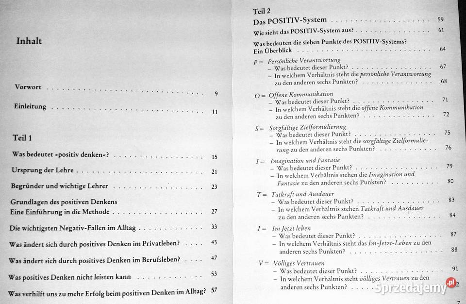 Positives Denken Manfred Czierwitzki Chełm