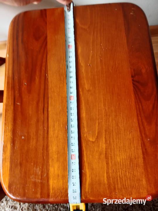 Stołki Taborety drewniane zestaw 3 sztuki podkarpackie Tarnobrzeg