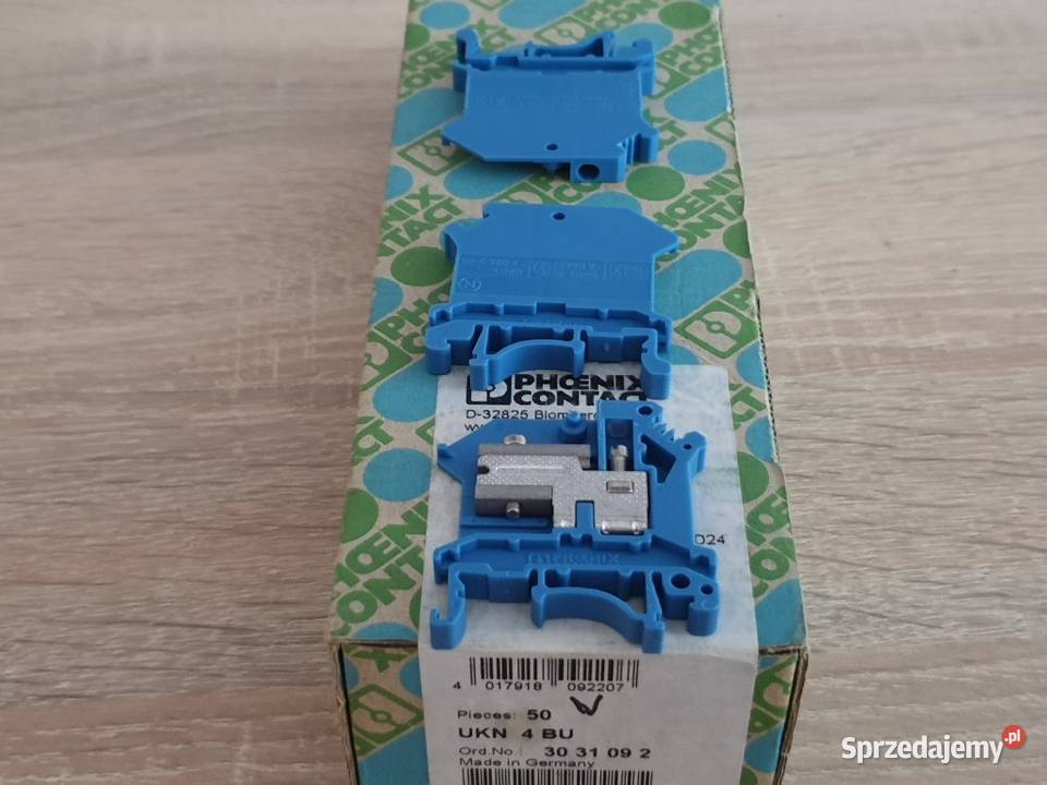 Złączka szynowa 50 UKN 4 BU Phoenix Contact