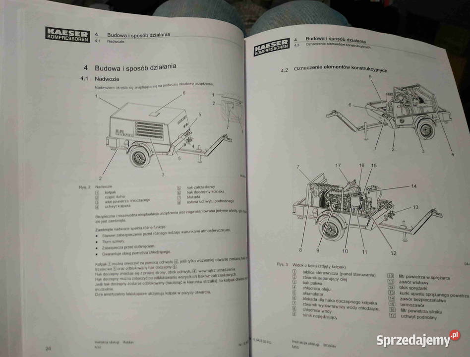 Kompresor Śrubowy spalinowy Kaeser M50 2008 Pozostałe Kraków