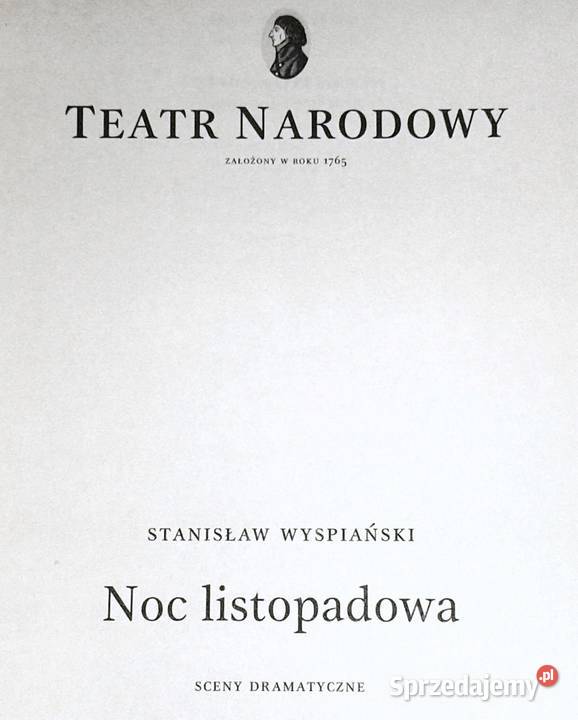 Noc listopadowa Sceny dramatyczne Stanisław Chełm