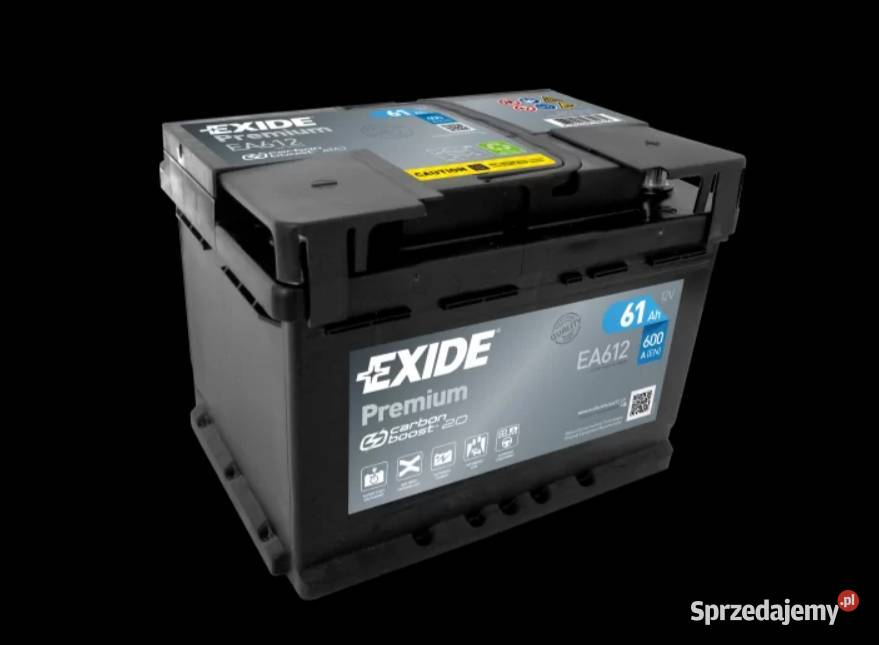 Akumulator Exide Premium 61Ah 600A PRAWY PLUS osobowe Siedlce