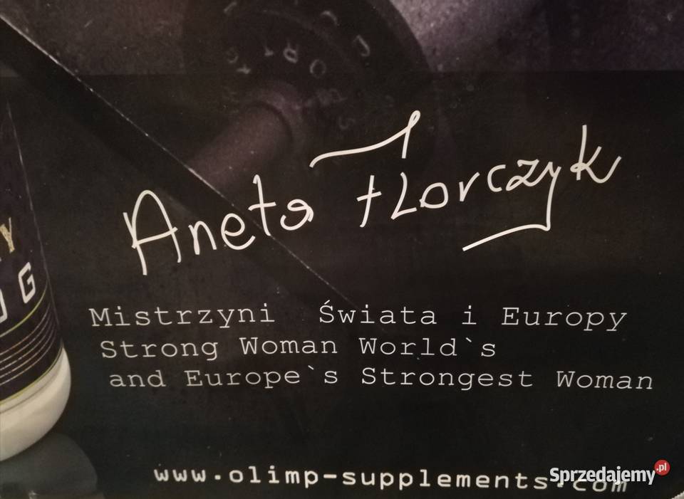 Pkakat mistrzyni świata Anety Florczyk z Warszawa