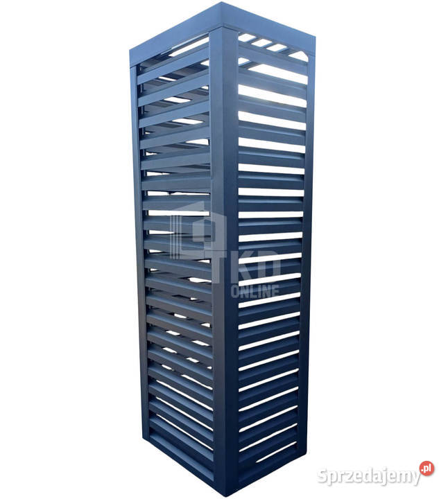 Osłona pompy ciepła 70x50x200 antracyt Zabudowa