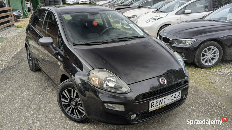 Fiat Punto Evo 12i70OPŁACONYBezwypadkowy czarny Punto Evo Częstochowa