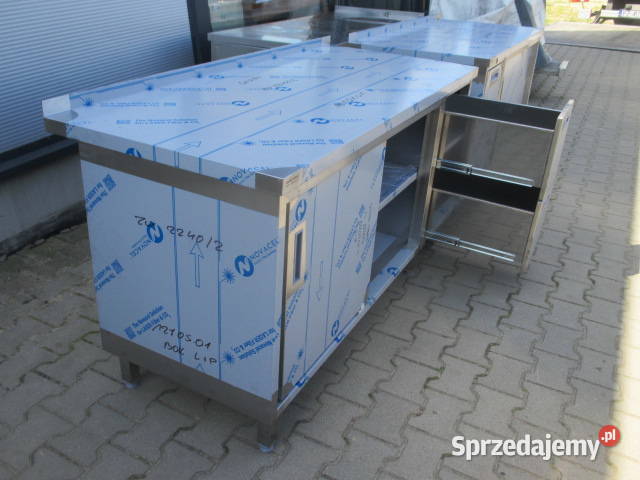 Stół Gastronomiczny Drzwi Suwane Szuflady