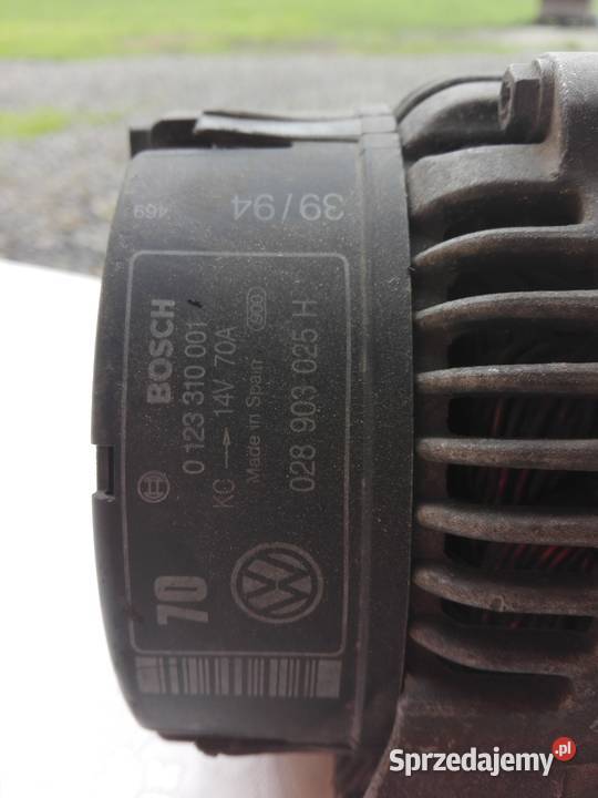 Alternator Polo 6N układ elektryczny silnika Jurków