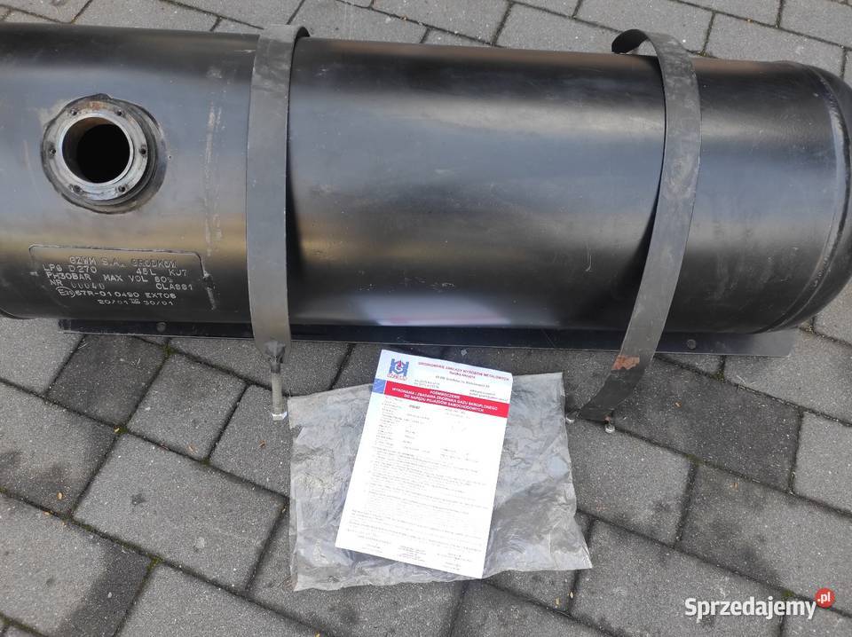 Butla zbiornik LPG Grodków 45L homologacja 2030 osobowe Lubartów