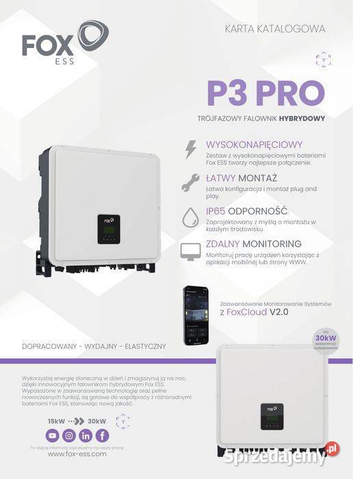 FoxESS P3 PRO 250 małopolskie