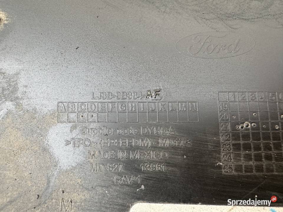 Płyta osłona zderzaka przód ford mustang Mache Karoseria sprzedam