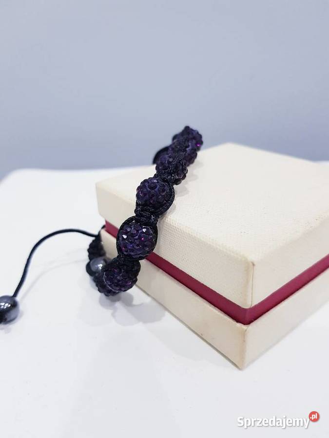 Damska bransoletka z kryształkami shamballa 2 Dąbrowa Górnicza sprzedam