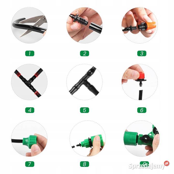 Zestaw do nawadniania kropelkowego system Nawadnianie