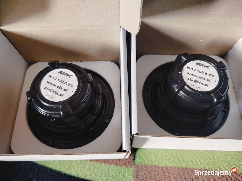 dwa Głośniki nisko średniotonowe STX W121008MC Mińsk Mazowiecki