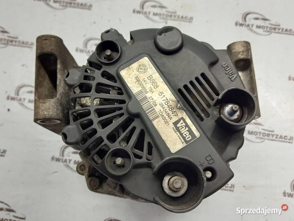 FIORINO DOBLO 13 CDTI 75 199A2000 alternator 75A osobowe świętokrzyskie Kielce