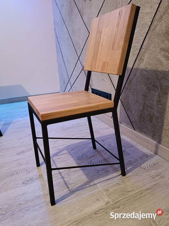 Sprzedam stół loft z krzesłami nowy