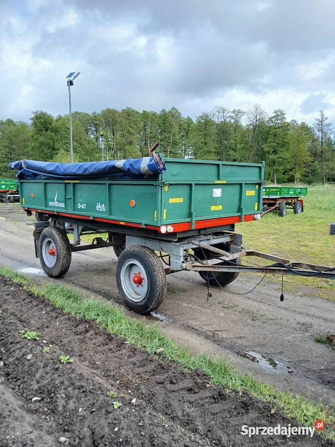 Przyczepa wywrotka d47 rama ceownik 16 Rzgów