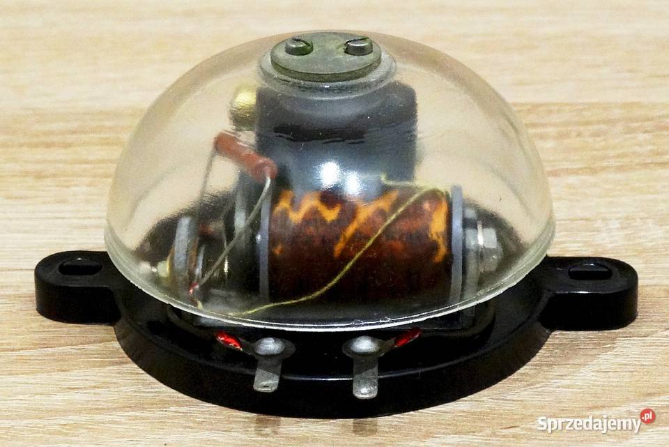 Dzwonek elektryczny ze szklaną kopułką 12 VDC 24 Gliwice