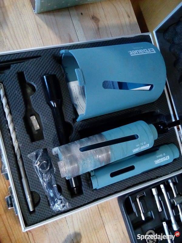 Erbauer otwornice diamentowe 38mm 52mm 117mm Sokołów Podlaski sprzedam