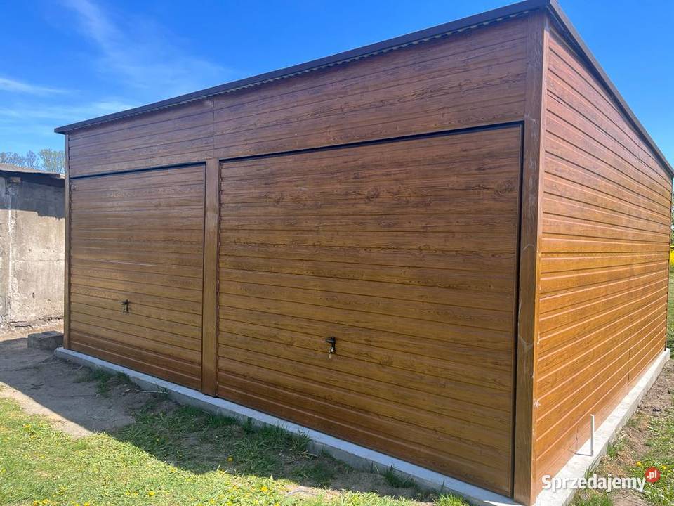 Garaż Blaszany Grafit 3x8 Magazyny Schowek Wiata Janów Lubelski