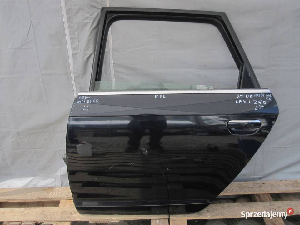 AUDI A6 C6 07r drzwi lewe tył kompletne świętokrzyskie