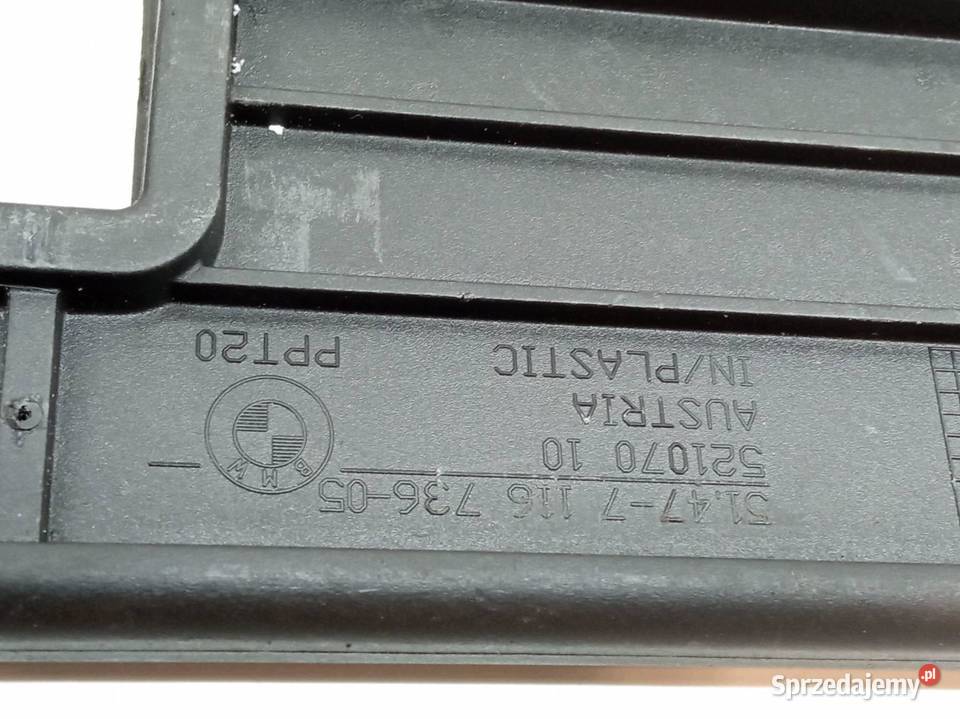 OSŁONA PRZEGRODA BAGAŻU BAGAŻNIKA KPL 7116736 Osłony i zaślepki