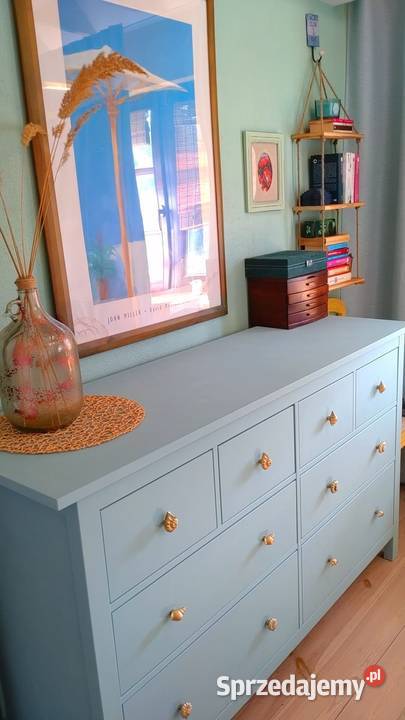 Komoda IKEA HEMNES drewniana ręcznie malowana 50cm Niechorze