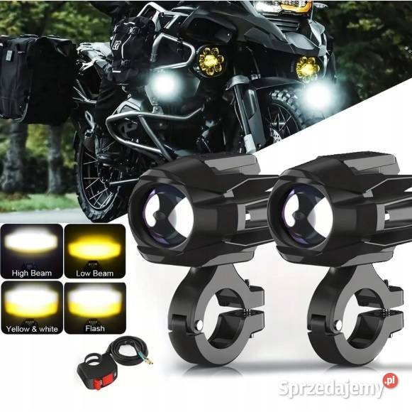 Halogeny Motocyklowe LED HONDA VSTORM BMW GS ADV Reflektory i halogeny Białystok